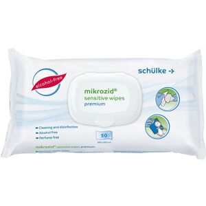 hygiene100 mikrozid sensitive wipes premium Desinfektionstücher (12 x 50 T.)