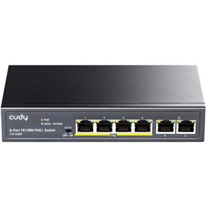 Cudy Unmanaged Switch 4 Ports Poe + 2 Uplink Ports 10/100mbps 60w  Fs1006p