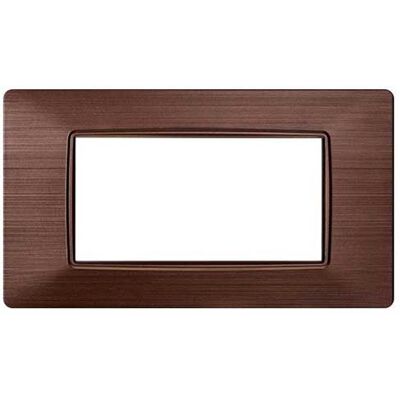 Ettroit Kompatible Abdeckrahmen Vimar Plana 4 Module Kunststoff Satiniert Bronze Farbe Ev85410 Ettroit Kompatible Abdeckrahmen Vimar Plana 4 Module Kunststoff Satiniert Bronze Farbe Ev85410