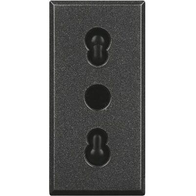 Bticino Axolute Steckdose - 2P+T, 10/16A, Schermata, Innen Bticino Axolute Steckdose - 2P+T, 10/16A, Schermata, Innen