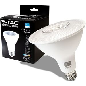 V-Tac Pro Vt-238 Lampadina Led Chip Samsung Smd 12.8w E27 Par38 Bianco Naturale 4000k - Sku 21151