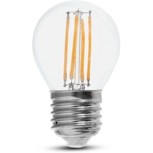 V-Tac Vt-2366 Led-Glühbirne 6 W Tropfen E27 G45-Filament 100 Lm/w In Transparentem Glas Warmes Licht 3000 K – 212842