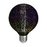 V-Tac Vt-2223 3d-Effekt-Kugel-Led-Lampe 4 W E27 G125 Warmweißes Filament 3000 K In Verchromtem Glas - Sku 212706
