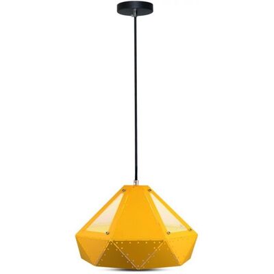 V-TAC VT-7310-Y Gelbe Metall Pendellampe - LED E27 Prisma V-TAC VT-7310-Y Gelbe Metall Pendellampe - LED E27 Prisma
