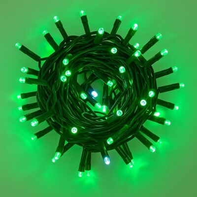 Crylight ETTROIT Lichterkette 10m Grün mit Blitz IP65 Außen Crylight ETTROIT Lichterkette 10m Grün mit Blitz IP65 Außen