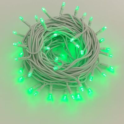 Ettroit 100er Led-Lichterkette, 10 M, Grünes Licht, Weißes Kabel, Ip65, Ausziehbar, Blitzeffekt, Weihnachtsgirlande, Geschäfte, Weihnachtsbalkon Ettroit 100er Led-Lichterkette, 10 M, Grünes Licht, Weißes Kabel, Ip65, Ausziehbar, Blitzeffekt, Weihnachtsgirlande, Geschäfte, Weihnachtsbalkon