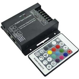 V-Tac Vt-2424 Sync-Controller Für Led-Streifen Rgb + W Rj45 Mit Fernbedienung - Sku 3338