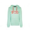 Big Green Egg Hoodie - Peace-love-Eggs - Mint/Coral L