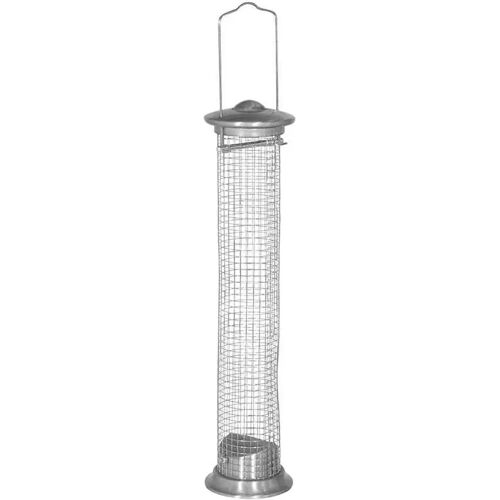 Siena Garden Vogelfuttersäule Aluminium Line für Nüsse, 39 cm