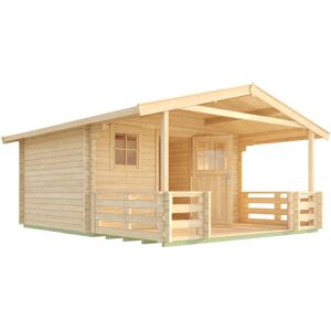 Weka Gartenhaus 135 mit Vordach+Terrasse - 50 % Rabatt auf Dacheindeckung