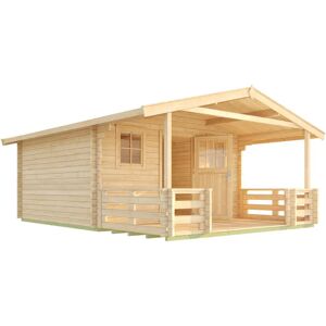 Weka Gartenhaus 135 mit Vordach+Terrasse - 50 % Rabatt auf Dacheindeckung