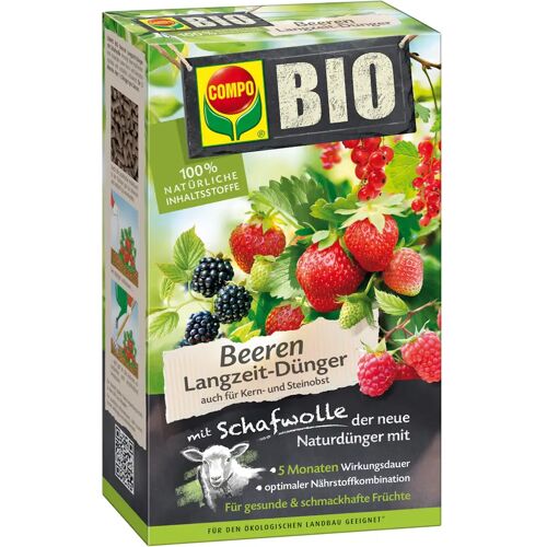 COMPO BIO Beeren Langzeit-Dünger mit Schafwolle 2 kg