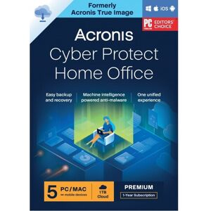 Acronis Cyber Protect Home Office Premium - 5 Geräte - 1TB Cloud-Speicher Acronis Cyber Protect Home Office Premium - 5 Geräte - 1TB Cloud-Speicher