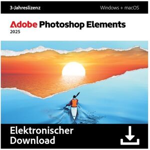 Adobe Photoshop Elements 2025 - Kreative Fotobearbeitung - Bildbearbeitungssoftware Adobe Photoshop Elements 2025 - Kreative Fotobearbeitung - Bildbearbeitungssoftware