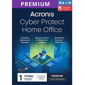 Acronis Cyber Protect Home Office Premium - 1 TB Cloud-Speicher - 1 Gerät Acronis Cyber Protect Home Office Premium - 1 TB Cloud-Speicher - 1 Gerät