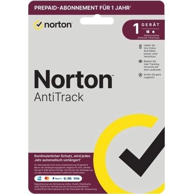 Norton - AntiTrack - 1 Gerät - 1 Jahr Software-Lizenz Norton - AntiTrack - 1 Gerät - 1 Jahr Software-Lizenz