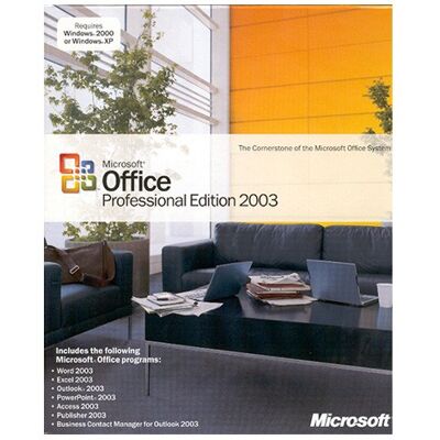 Microsoft Office 2003 Professional Edition - OEM - CD Microsoft Office 2003 Professional Edition - OEM - CD