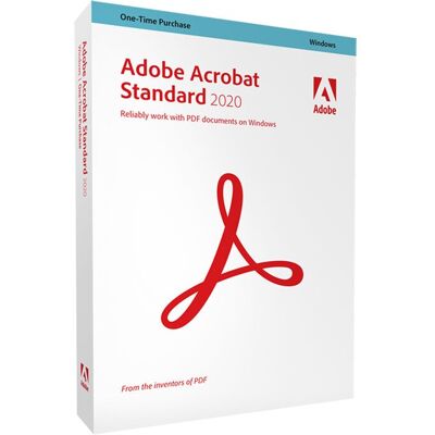 Adobe Acrobat Standard 2020, Vollversion, inkl. Zweitnutzungsrecht Adobe Acrobat Standard 2020, Vollversion, inkl. Zweitnutzungsrecht