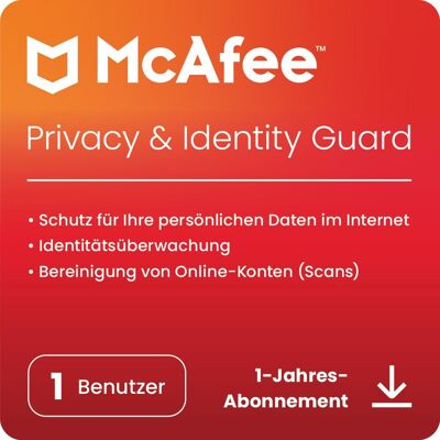 McAfee Privacy & Identity Guard - Sicherheitssoftware McAfee Privacy & Identity Guard - Sicherheitssoftware
