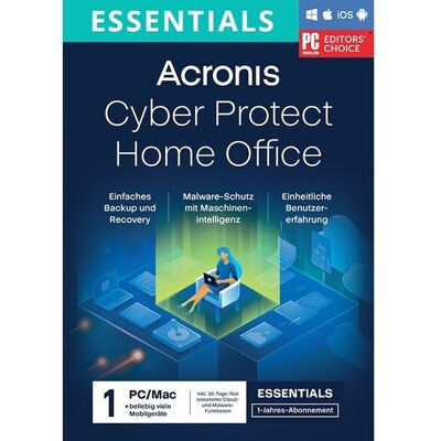 Acronis Cyber Protect Home Office Essentials - Cybersicherheits-Software Acronis Cyber Protect Home Office Essentials - Cybersicherheits-Software