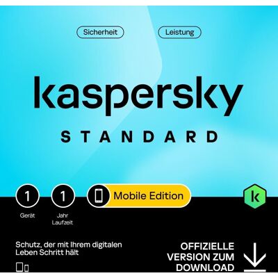 Kaspersky Standard - Mobile Edition - 2026, 1 Gerät - 1 Jahr, Download Kaspersky Standard - Mobile Edition - 2026, 1 Gerät - 1 Jahr, Download