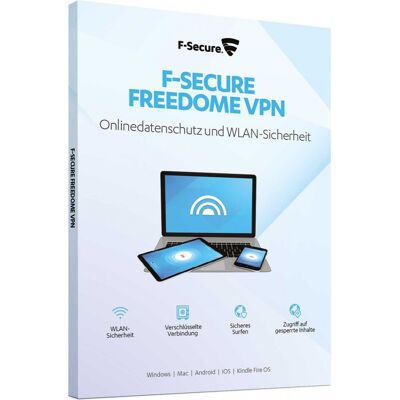 F-Secure Freedome VPN, 5 Geräte - 1 Jahr, Download F-Secure Freedome VPN, 5 Geräte - 1 Jahr, Download