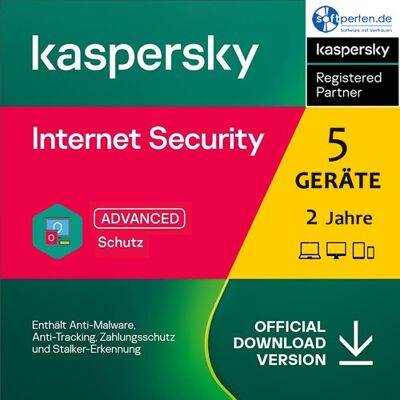 Kaspersky Internet Security - 5 Geräte - 2 Jahre Kaspersky Internet Security - 5 Geräte - 2 Jahre