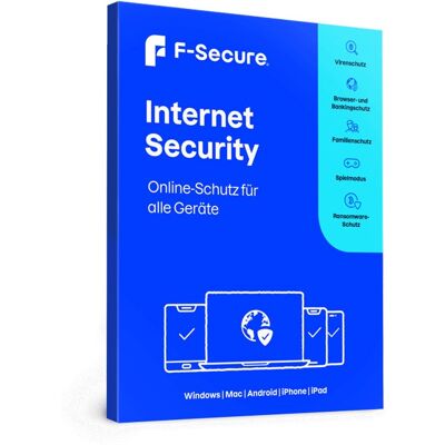 F-Secure Internet Security 2026, 1 Gerät - 1 Jahr, Download F-Secure Internet Security 2026, 1 Gerät - 1 Jahr, Download