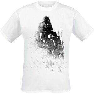 Star Wars T-Shirt - Darth Vader Ink - S bis XXL - für Männer - Größe M - weiß  - EMP exklusives Merchandise! - Männer - male