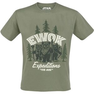 Star Wars T-Shirt - Ewok Expeditions - M bis XXL - für Männer - Größe L - grün  - EMP exklusives Merchandise! - Männer - male