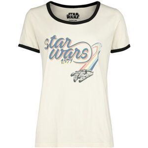 Star Wars - Disney T-Shirt - Millenium Falcon Nostalgia - S bis XXL - für Damen - Größe M - natur  - EMP exklusives Merchandise! - Frauen - female