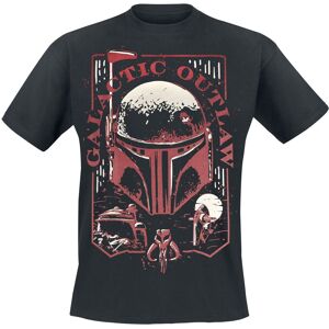 Star Wars T-Shirt - The Book Of Boba Fett - Galactic Outlaw - S bis 4XL - für Männer - Größe 4XL - schwarz  - EMP exklusives Merchandise! - Männer - male