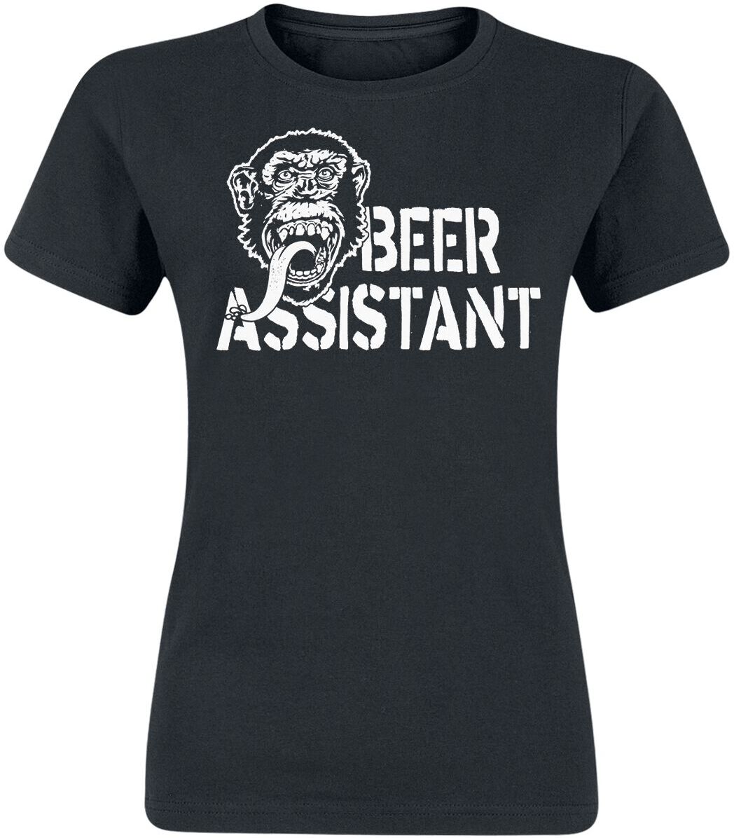 Gas Monkey Garage T-Shirt - Beer Assistant - S bis XXL - für Damen - Größe L - schwarz  - Lizenzierter Fanartikel - Frauen - female