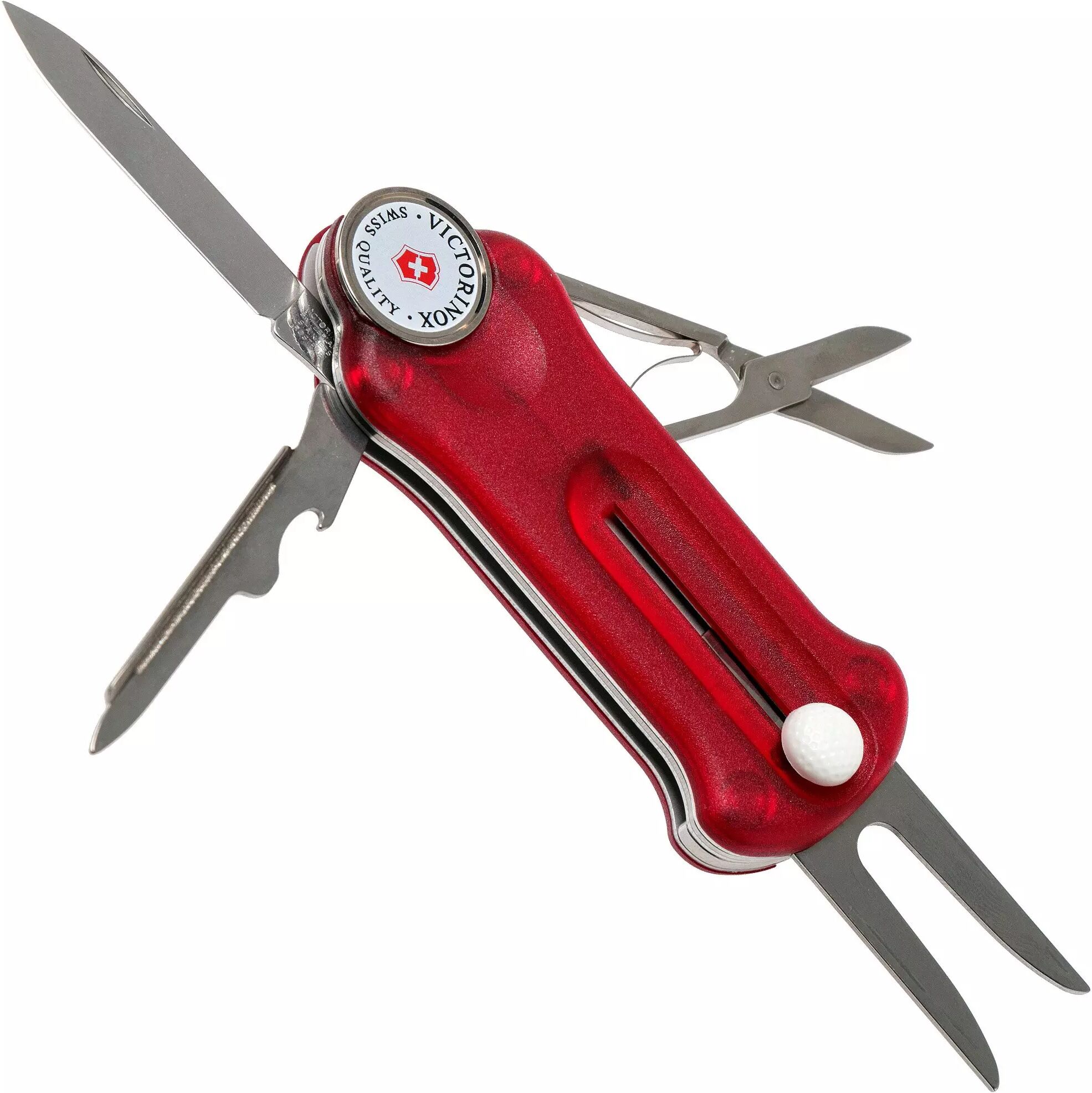 Victorinox Golf Tool rot transparent 0.7052.T