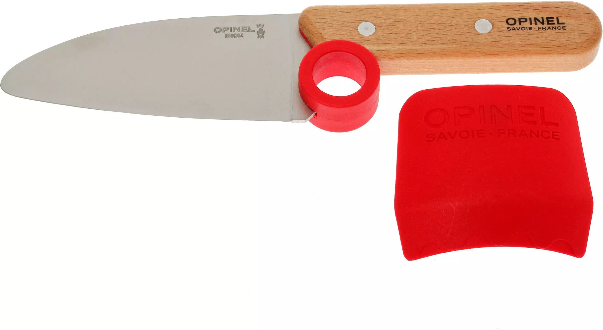 Opinel Küchenmesser und Fingerschutz "Le petit chef"