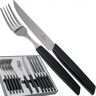 Victorinox Swiss Modern 6.9093.12W.12, 12-teiliges Besteckset mit Steakmesser, schwarz