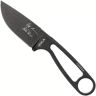 ESEE Knives ESEE Izula Signature Model IZULA-B-SIG Halsmesser mit schwarzer Scheide und Gürtelclip