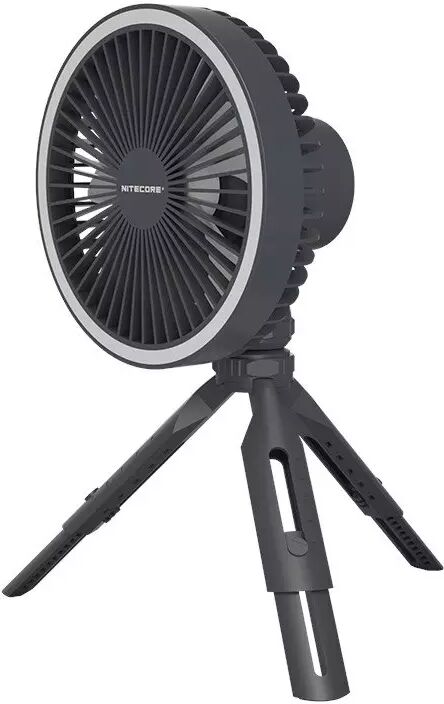 Nitecore NEF10 Portable Fan, grau, Ventilator mit Lampe und Powerbank