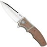 Reate Mini Crossroads M390, Micarta braun MCR-BRM Taschenmesser, Kirby Lambert Design