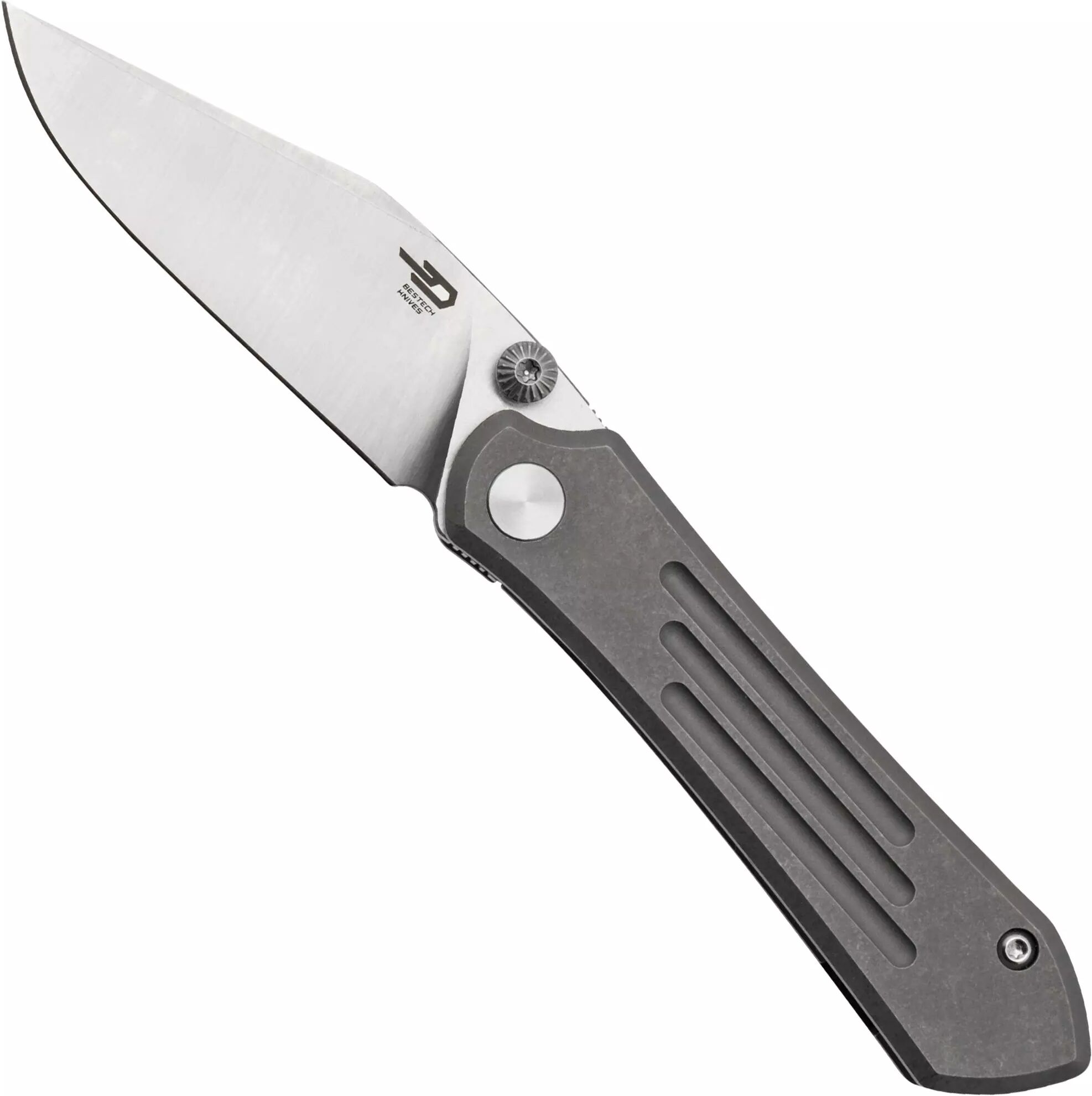 Bestech Icarus BT2302C Satin M390 Dark Stonewash Titanium, Taschenmesser