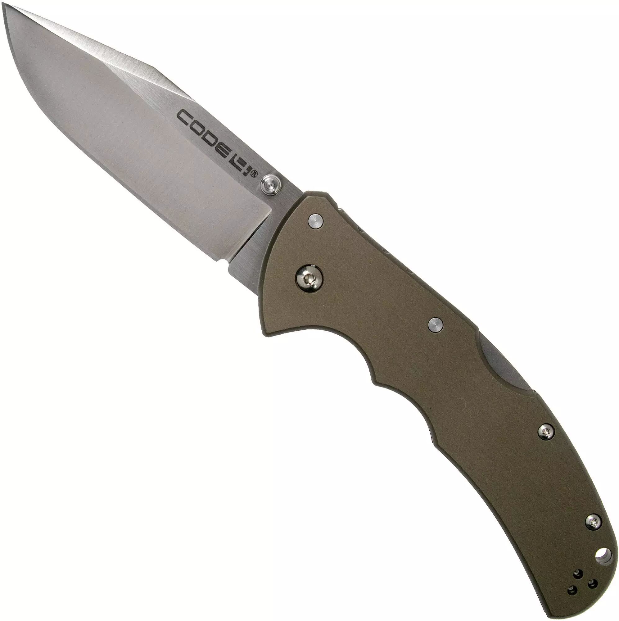 Cold Steel Code 4 Clip Point 58PS CPM S35VN plain edge, Taschenmesser