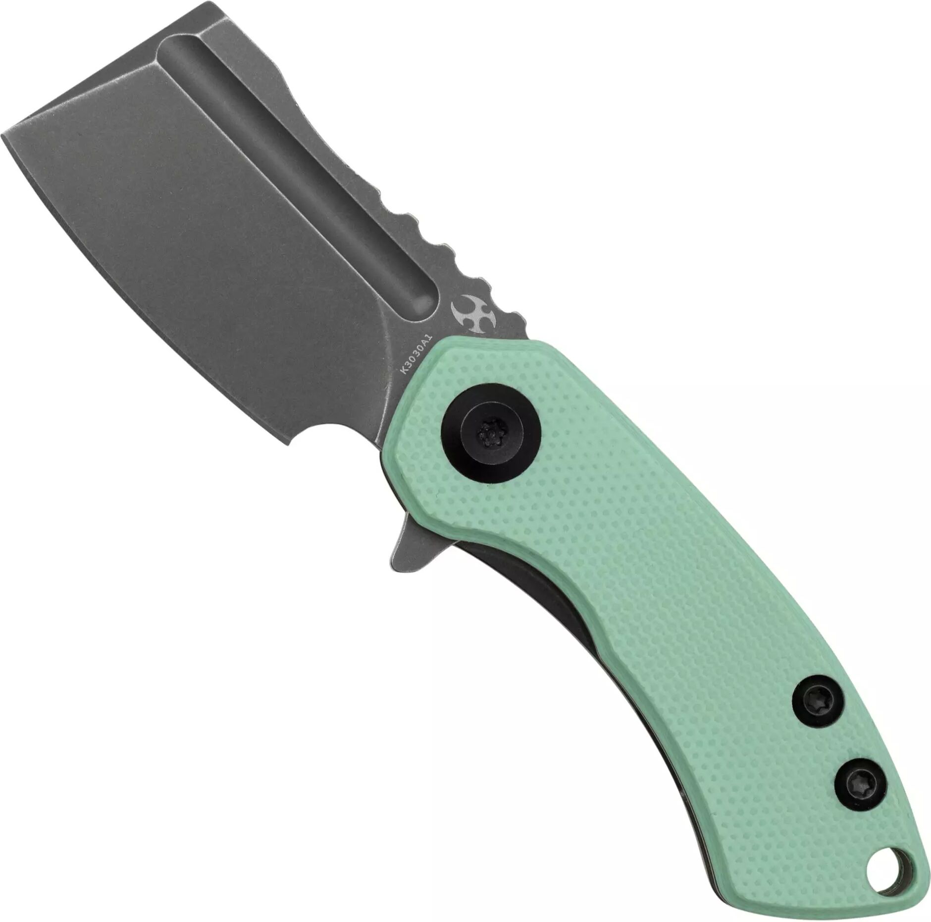 Kansept Mini Korvid K3030A1 Gray CPM-S35VN, Blue G10 Taschenmesser, Justin Koch Design