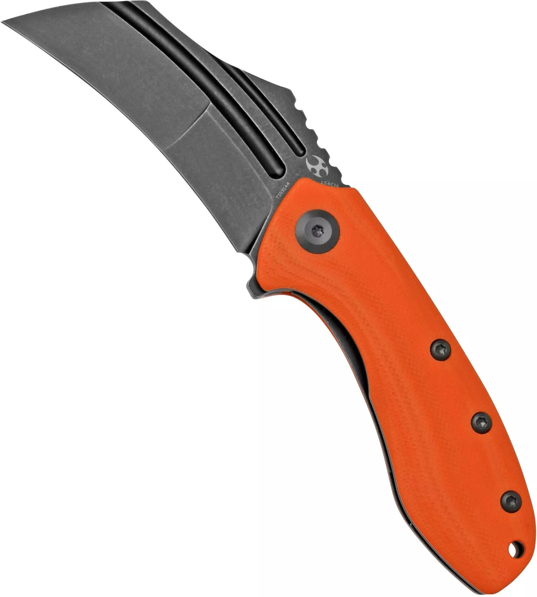 Kansept KTC3, T1031A4 Black, Orange G10 Taschenmesser, Justin Koch Design