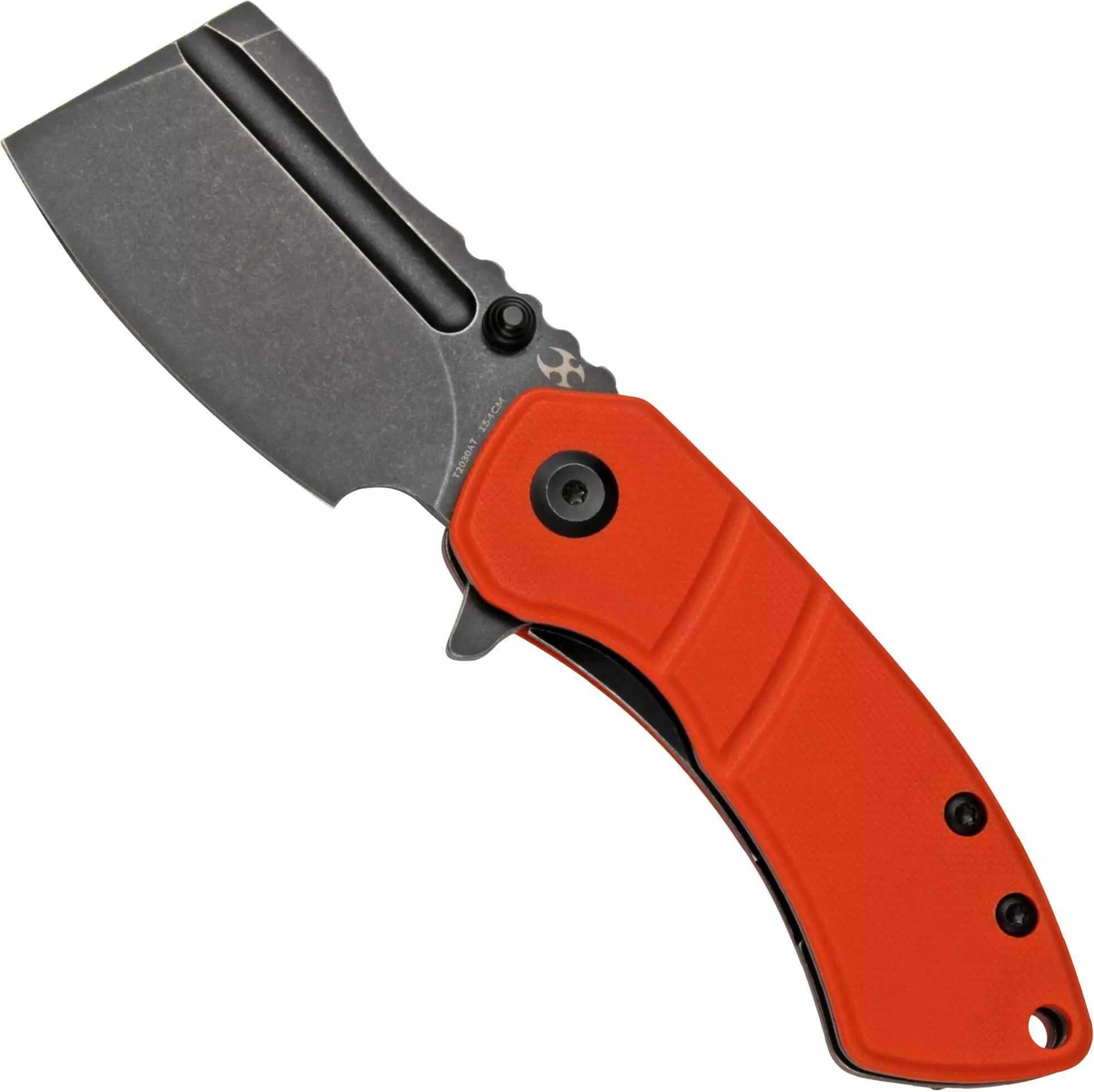 Kansept Korvid M T2030A7 Black, Orange G10 Taschenmesser, Justin Koch Design