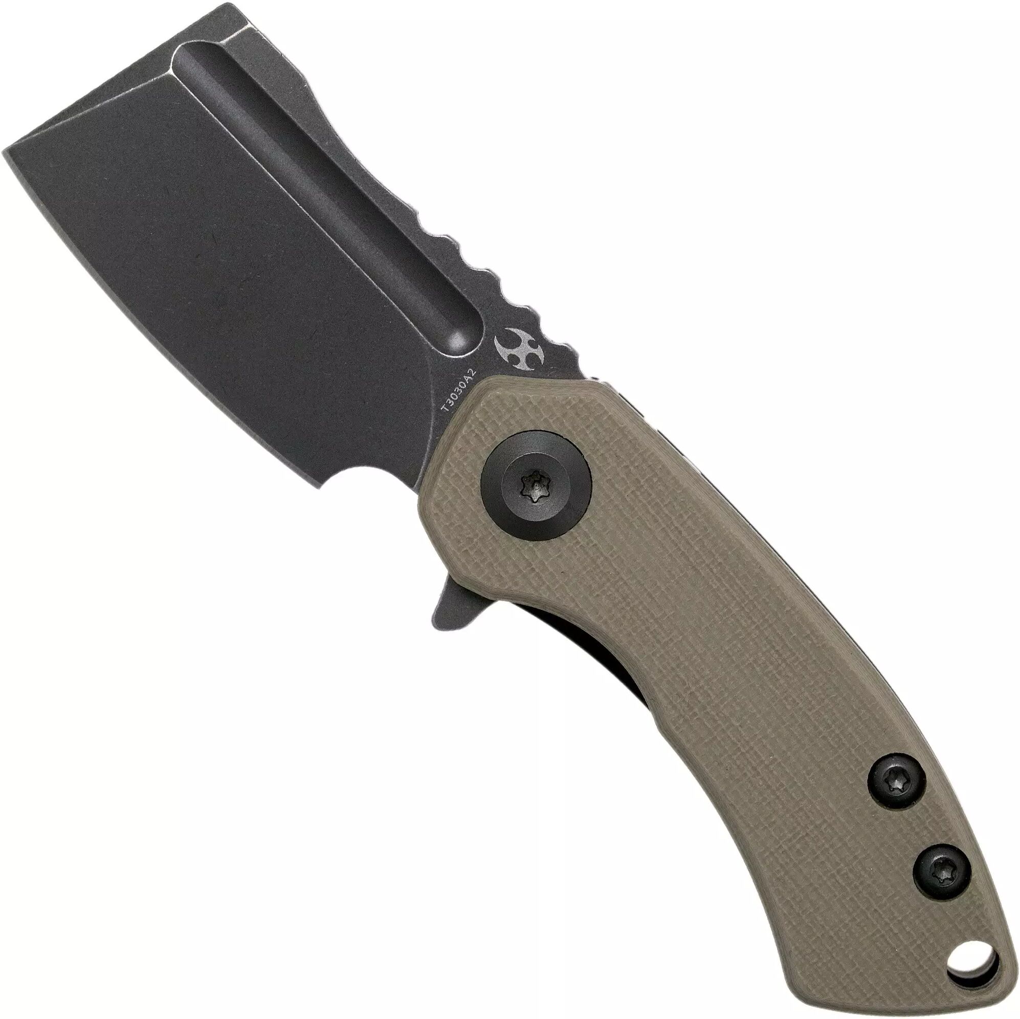 Kansept Mini Korvid T3030A2 Black, G10 Sand Taschenmesser, Justin Koch Design