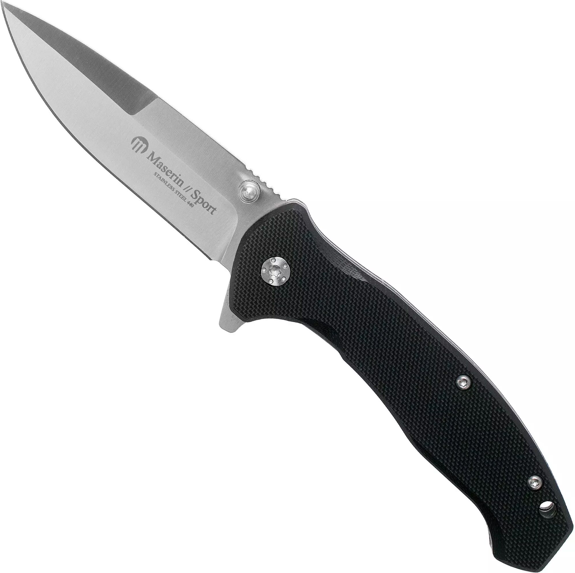 Maserin Sport 5 46005G10N Black G10 Taschenmesser