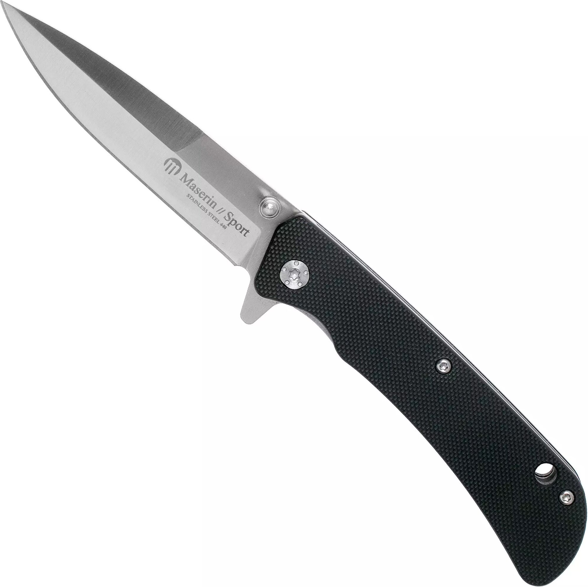 Maserin Sport 6 46006G10N Black G10 Taschenmesser