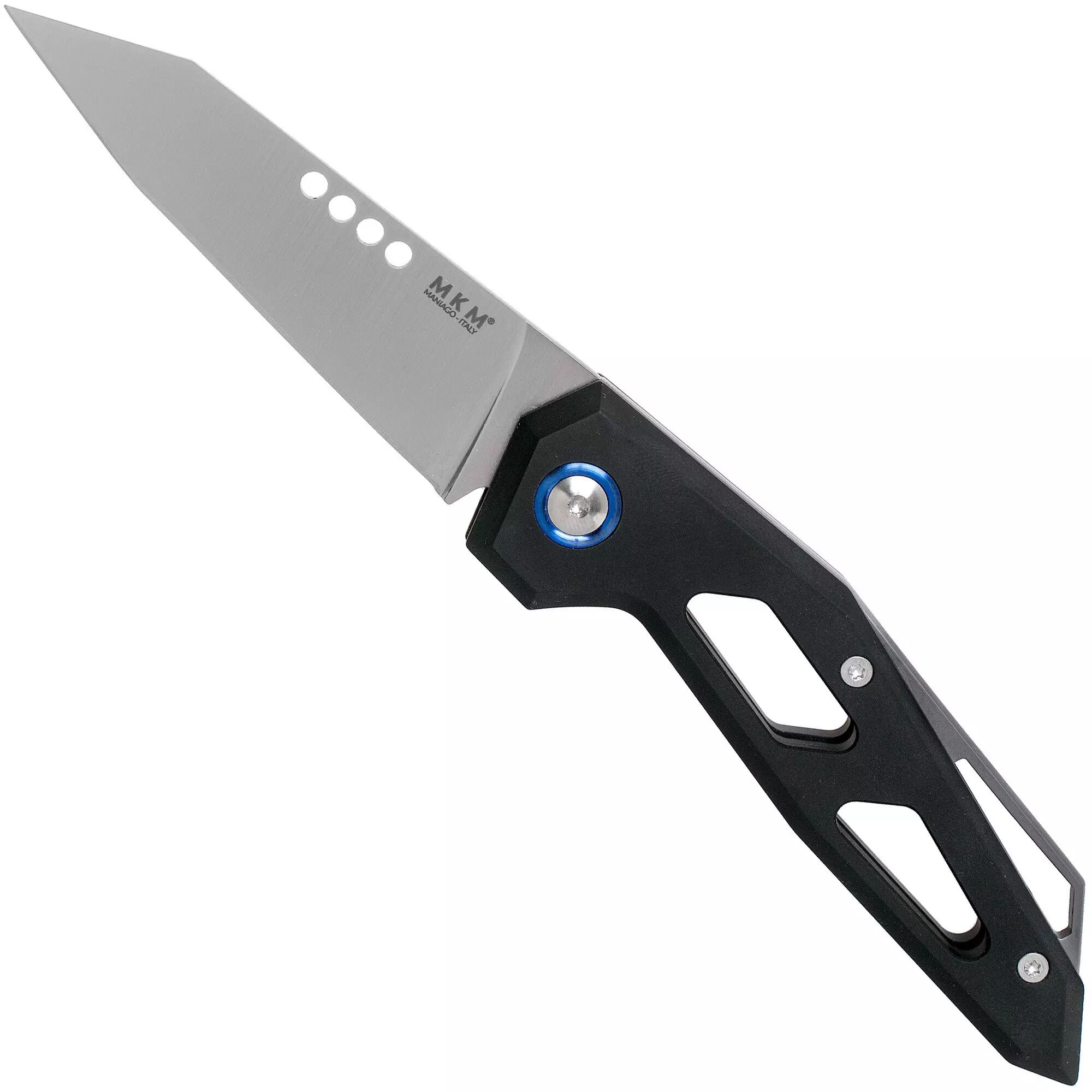 MKM Knives MKM Edge EG-ABK Black Aluminum Taschenmesser, Graciut Design