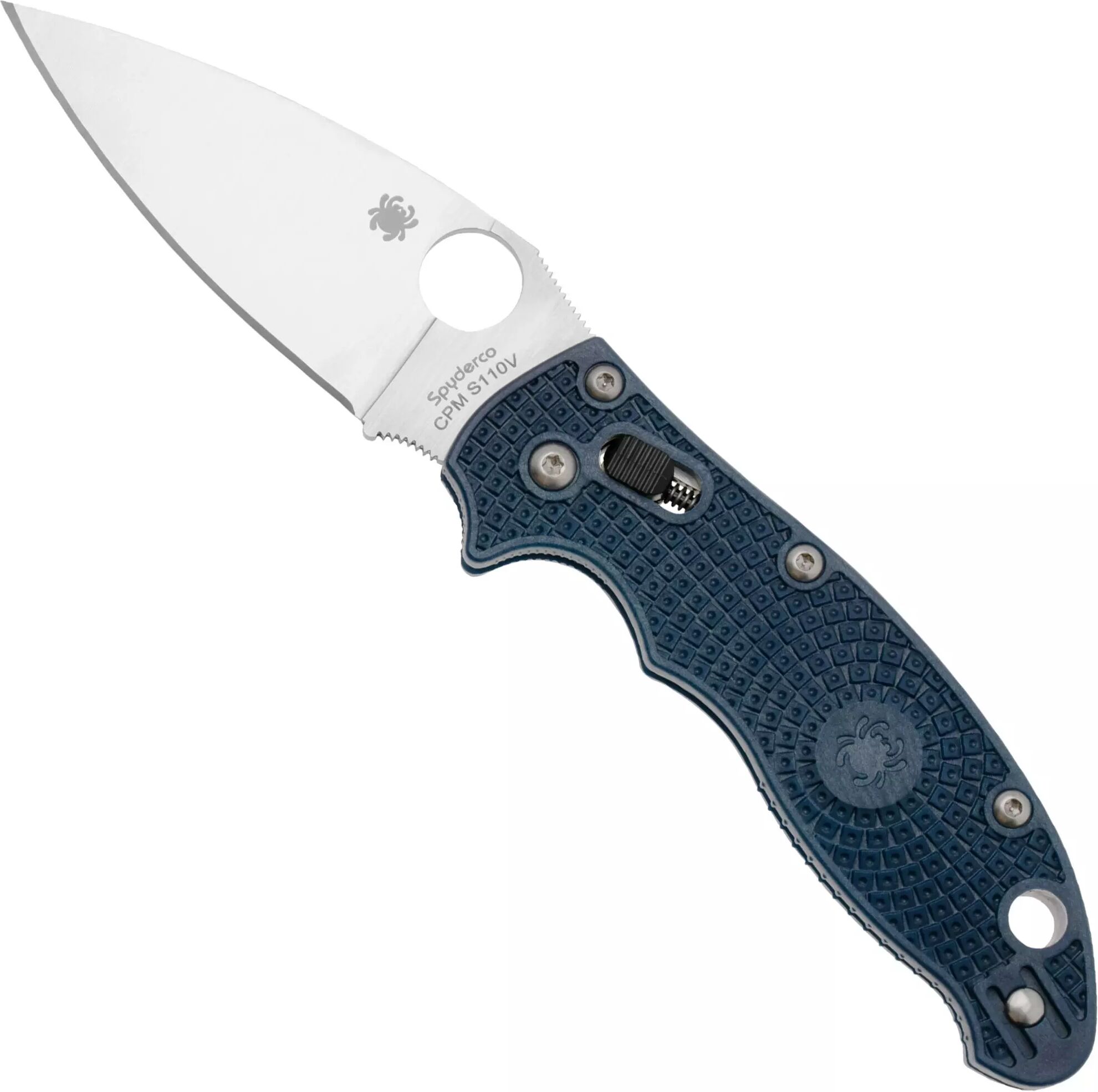 Spyderco Manix 2 lightweight S110V C101PDBL2 Taschenmesser, dunkelblau