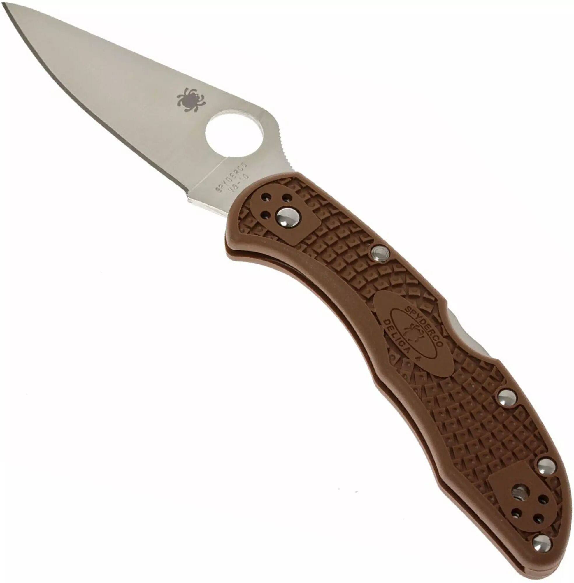 Spyderco Delica 4 C11FPBN Taschenmesser, braun